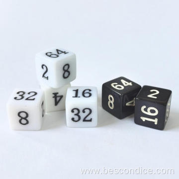 Vintage Backgammon Doubling Cube 5/8" 16MM
